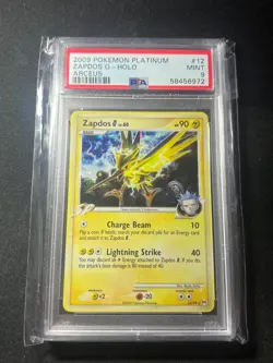 PSA 9 MINT Zapdos G 12/99 Holo Platinum Arceus Pokemon Card *LOW POP* - Image 1