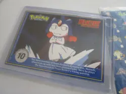 Mew Poketrivia Card #151 Pokemon Mewtwo Strikes Back 1999 Burger King - Image 2