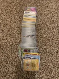 Pokemon Cards TCG Bulk Around 500 Cards Random Holos and Reverse Old to New Mix - Image 1