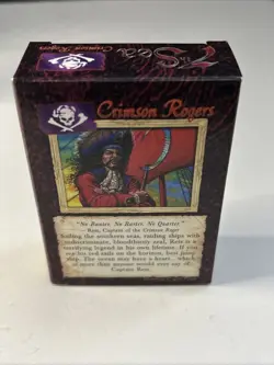 AEG 7th Sea CCG No Quarter The Crimson Rogers 65 Cards Starter Set Deck Rules - Image 1