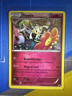 Floette XY139 Black Star Promo Cosmos Holo (HD SWIRL) Rare Pokemon Card TCG - NM - Image 1