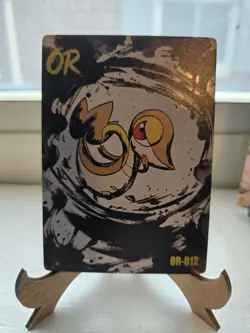 Pokemon Snivy Holo Card #OR-012 Pokemon Mengka - Image 1