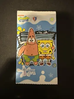 Spongebob Square Pants Trading Card Game TCG Booster Pack - Image 1