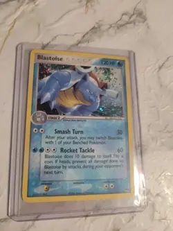 BLASTOISE 1/17 HOLO POP SERIES 3 Nice Shape 2006 Pokemon Rare - Image 2