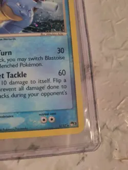 BLASTOISE 1/17 HOLO POP SERIES 3 Nice Shape 2006 Pokemon Rare - Image 4