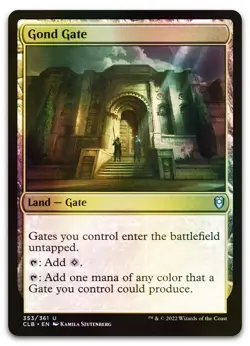 Gond Gate #353 (Foil) (NM) Baldur's Gate CLB Magic MTG - Image 1