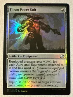 MTG / Thran Power Suit / BRO / #253 / FOIL / Uncommon / NM - Image 1