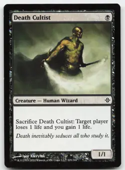 Death Cultist #105 (LP) Rise of the Eldrazi ROE Magic MTG - Image 1