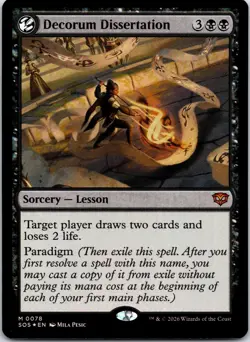 Decorum Dissertation 78 Secrets of Strixhaven Magic: The Gathering Foil LP - Image 1
