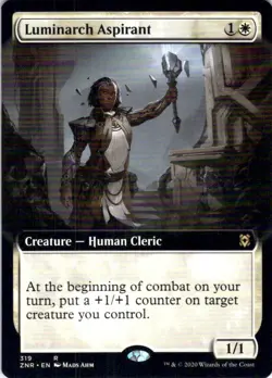 Luminarch Aspirant Extended Art - Zendikar Rising - 319 NM - Image 1
