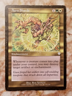 🔥 RARE ENCHANT Aura Shards! 🔥 MTG Magic Invasion 2000 Vintage / LP - Image 1