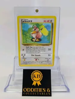 1999 Vintage Pokemon Farfetch'd WOTC 40/130 Base 2 Set MINT! - Image 1