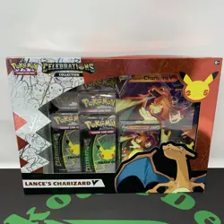 Pokemon TCG: Celebrations Collection Box Lance's Charizard V Oversize 2021 - Image 1