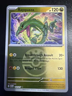 Rayquaza (Friend Ball) 153/217 Rare Ascended Heroes Pokemon Reverse Holo NM - Image 1