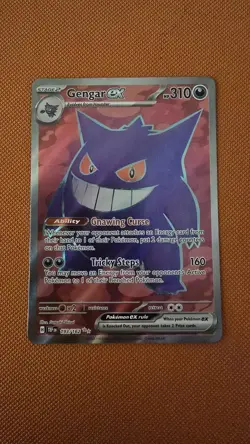 Pokemon TCG Gengar ex 193/162 Temporal Forces Ultra Rare NM - Image 1