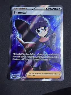 Shauntal 243/182 Paradox Rift (PAR) NM Full Art Ultra Rare Pokemon Card - Image 1