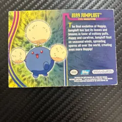 2001 Topps Pokemon Johto Series 1 TV Animation #189 Jumpluff Foil Rare - Image 3