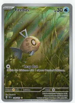 Feebas 198/191 Illustration Rare Pokemon Surging Sparks - Image 1