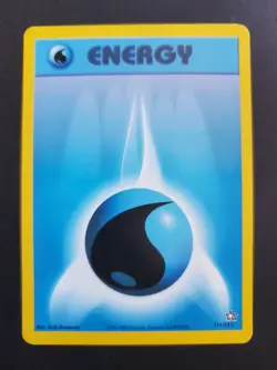 Water Energy - 111/111 - Common LP Neo Genesis Pokemon - Image 1