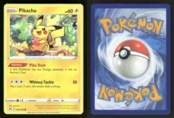 Pikachu 052/196 Common Lost Origin Pokemon NM/M - Image 3
