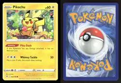Pikachu 052/196 Common Lost Origin Pokemon NM/M - Image 3