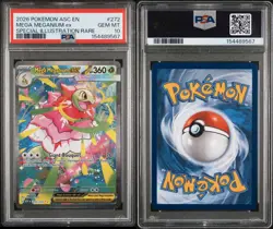 2026 POKEMON ASCENDED HEROES SPECIAL ILLUSTRATION RARE MEGA MEGANIUM EX PSA 10 - Image 3