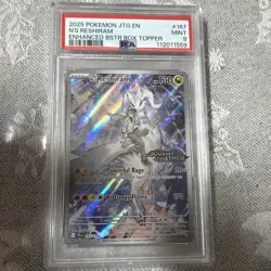 Pokemon N's Reshiram Enhanced Illustration Rare PSA 9 JTG Holo 167/159 EN - Image 1