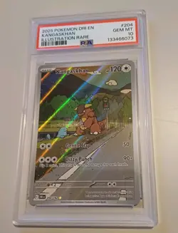 Kangaskhan 204/182 PSA 10 Destined Rivals Pokemon TCG Illustration Rare - Image 1