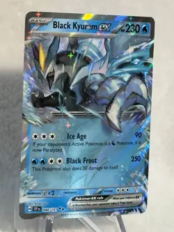 Pokemon Scarlet & Violet Surging Sparks Black Kyurem ex Double Rare #48/191 - Image 3