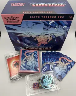 Open | Pokemon TCG Mega Evolution Chaos Rising Elite Trainer Box EN - Image 1