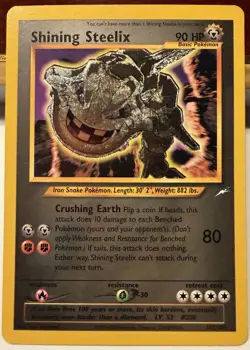Shining Steelix 112/105 Neo Destiny Holo Unlimited LP-MP - Image 1