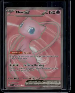 Pokemon TCG Mew ex 193/165 Scarlet & Violet 151 Ultra Rare NM - Image 1