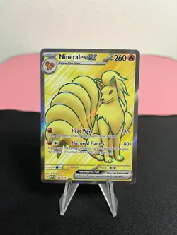 Ninetales ex 186/165 Pokemon Sv: Scarlet & Violet 151 Ultra Rare Holo - NM - Image 1