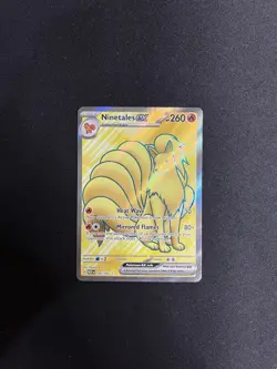 Ninetales ex 186/165 Pokemon Sv: Scarlet & Violet 151 Ultra Rare Holo - NM - Image 3