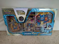 Pokemon TCG Lucario VSTAR Premium Collection Box Sealed 820650851247 - Image 1