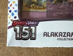 Pokemon 151 Scarlet & Violet Alakazam ex Collection Box TCG Sealed-Lot of 2 - Image 4