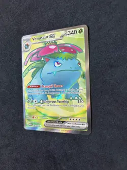 Venusaur ex 182/165 Pokemon Scarlet & Violet 151 Ultra Rare Full Art Holo NM - Image 2