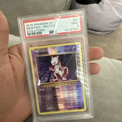 2016 Pokemon XY Evolutions Mewtwo Reverse Foil #51 PSA 9 Mint - Image 1