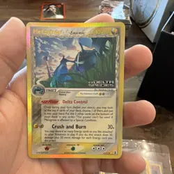 Pokemon TCG Metagross Delta Species Reverse Holo Rare 11/113 English 2005 100 HP - Image 1