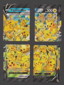 Pokemon Pikachu V-Union Complete Set Near Mint SWSH139 SWSH140 SWSH141 SWSH142 - Image 2