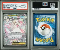 2025 POKEMON MEGA EVOLUTION SPECIAL ILLUSTRATION RARE MEGA GARDEVOIR EX PSA 10 - Image 2
