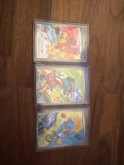 Pokemon First Partner Illustration Collection Series 1 Kanto Gen 1 Starters Set - Image 1