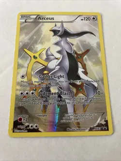 Arceus XY83 Pokemon TCG XY Black Star Promos Full Art Holo Promo LP - Image 1
