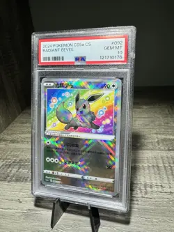 Radiant Eevee #92 PSA 10 2024 Simplified Chinese Pokemon GEM MINT - Image 2