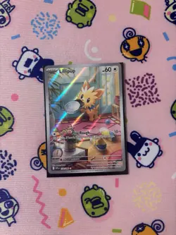 Pokemon Lillipup Illustration Rare Holo SV White Flare 2025 - 154/086 - Image 3