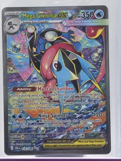 Mega Greninja EX 116/086 Special Illustration Rare Chaos Rising Pack Fresh NM - Image 2