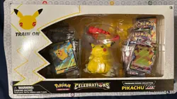 Pokemon TCG Celebrations Pikachu VMAX Premium Figure Collection Box New SEALED! - Image 1