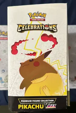 Pokemon TCG Celebrations Pikachu VMAX Premium Figure Collection Box New SEALED! - Image 3