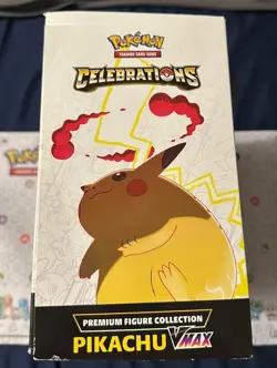 Pokemon TCG Celebrations Pikachu VMAX Premium Figure Collection Box New SEALED! - Image 5