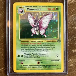 Venomoth Jungle Holo Rare 13/64 English Unlimited Pokemon TCG 1999 - Image 1